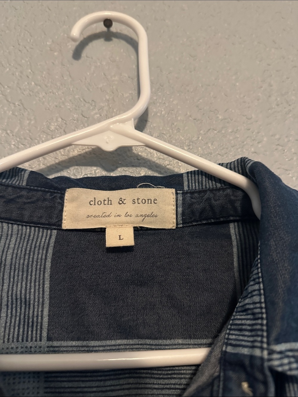 Anthropologie Cloth & Stone Plaid Top - Picture 5 of 7